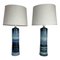 Mid-Century Ceramic Table Lamps by Olle Alberius for Rörstrand, Sweden, Set of 2 1