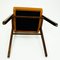 Austrian Mid-Century Beech and Cognac Brown Leather Stool by Franz Schuster, Image 8