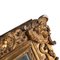 Specchio rettangolare imperatore in legno intagliato a mano oro, Spagna, anni '70, Immagine 5