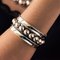 Jean Déprès Style Silver Bangle Bracelet 4