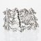 Manschettenarmband aus Silber, 19. Jh 6