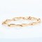 French 18 Karat Rose Gold Twisted Figaro Link Bracelet, 1960s 3