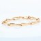 French 18 Karat Rose Gold Twisted Figaro Link Bracelet, 1960s, Image 3