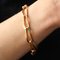 French 18 Karat Rose Gold Twisted Figaro Link Bracelet, 1960s 6