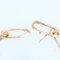 French 18 Karat Rose Gold Twisted Figaro Link Bracelet, 1960s 8
