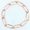 French 18 Karat Rose Gold Twisted Figaro Link Bracelet, 1960s 7