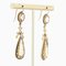 French 19th Century Citrine Black Enamel 18 Karat Yellow Gold Dangle Earrings, Set of 2, Image 7