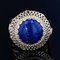 4,25 Carat Ring aus Lapis Lazuli 18 Karat Gelbgold, 1960er 3