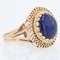 4,25 Carat Lapis Lazuli 18 Karat Yellow Gold Ring, 1960s 8