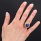 4,25 Carat Ring aus Lapis Lazuli 18 Karat Gelbgold, 1960er 2