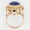 4,25 Carat Ring aus Lapis Lazuli 18 Karat Gelbgold, 1960er 10