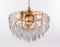 Crystal & Gold Plated Chandelier from Lobmeyr / Bakalowits & Sons, 1960s, Image 4