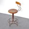 Industrial Archeology Technical Stool, 1940s, Image 6