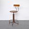 Industrial Archeology Technical Stool, 1940s, Image 3