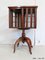 Small Rotating Cherry Wood Bookcase, 1940s 28