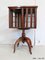 Small Rotating Cherry Wood Bookcase, 1940s, Image 28