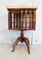 Small Rotating Cherry Wood Bookcase, 1940s 31