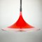 Mid-Century Red Plastic Albatros Pendant Lamp from Meblo, Yugoslavia, 1970s, Imagen 6