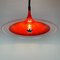 Mid-Century Red Plastic Albatros Pendant Lamp from Meblo, Yugoslavia, 1970s, Image 7