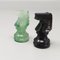 Handmade Black and Green Chess Set in Volterra Alabaster, Italy, 1970s, Set of 33, Image 9