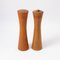 Teak Pepper Grinder and Salt Shaker from Holzmanufaktur Oberaichen, 1960s, Set of 2 3