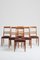 Art Deco Dining Chairs, Set of 6 4