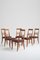 Art Deco Dining Chairs, Set of 6 2