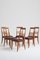 Art Deco Dining Chairs, Set of 6 3