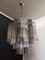 Murano Glass Tube Chandelier with 36 Smoked and Clear Glass Tubes 4