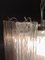 Murano Glas Röhren Kronleuchter mit 36 Rauchglas und Klarglas Röhren 11