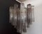Murano Glas Röhren Kronleuchter mit 36 Rauchglas und Klarglas Röhren 2