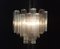 Murano Glass Tube Chandelier with 36 Smoked and Clear Glass Tubes 7