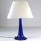 Cobalt Glass Table Lamp, 1960s 3