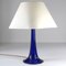 Cobalt Glass Table Lamp, 1960s 5