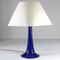 Cobalt Glass Table Lamp, 1960s, Image 5
