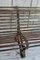 Antique Strap Iron Slatted Bench 2