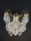 Vintage Italian Transparent Murano Glass Poliedri Wall Sconces, 1970s, Set of 2 2