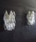 Vintage Italian Transparent Murano Glass Poliedri Wall Sconces, 1970s, Set of 2 12