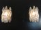 Vintage Italian Iridescent Murano Glass Poliedri Wall Sconces, 1970s, Set of 2, Image 2