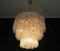 Large Murano Glass Tube 3-Tier Chandelier from Venini, 1980s 11