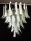 Vintage Italian Murano Chandelier with 52 Glass Petals in the Style of Mazzega, 1980s 5