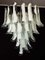 Vintage Italian Murano Chandelier with 52 Glass Petals in the Style of Mazzega, 1980s, Image 5