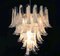 Vintage Italian Murano Chandelier with 52 Glass Petals in the Style of Mazzega, 1980s 11