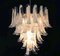Vintage Italian Murano Chandelier with 52 Glass Petals in the Style of Mazzega, 1980s, Image 11