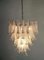 Vintage Italian Murano Chandelier with 52 Glass Petals in the Style of Mazzega, 1980s 10