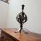 Mid-Century Leather and Iron Table Lamp by Jean-Pierre Ryckaert 7