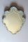 Large Vintage Opalescent Murano Glass Campanula Mirror, Italy, 1940s 5