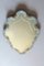 Large Vintage Opalescent Murano Glass Campanula Mirror, Italy, 1940s, Image 5