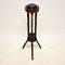 Antique French Ebonised Walnut Plant Stand or Torchere, Image 1