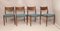 Teak Stühle von Cees Braakman für Pastoe, 1960er, 4er Set 1